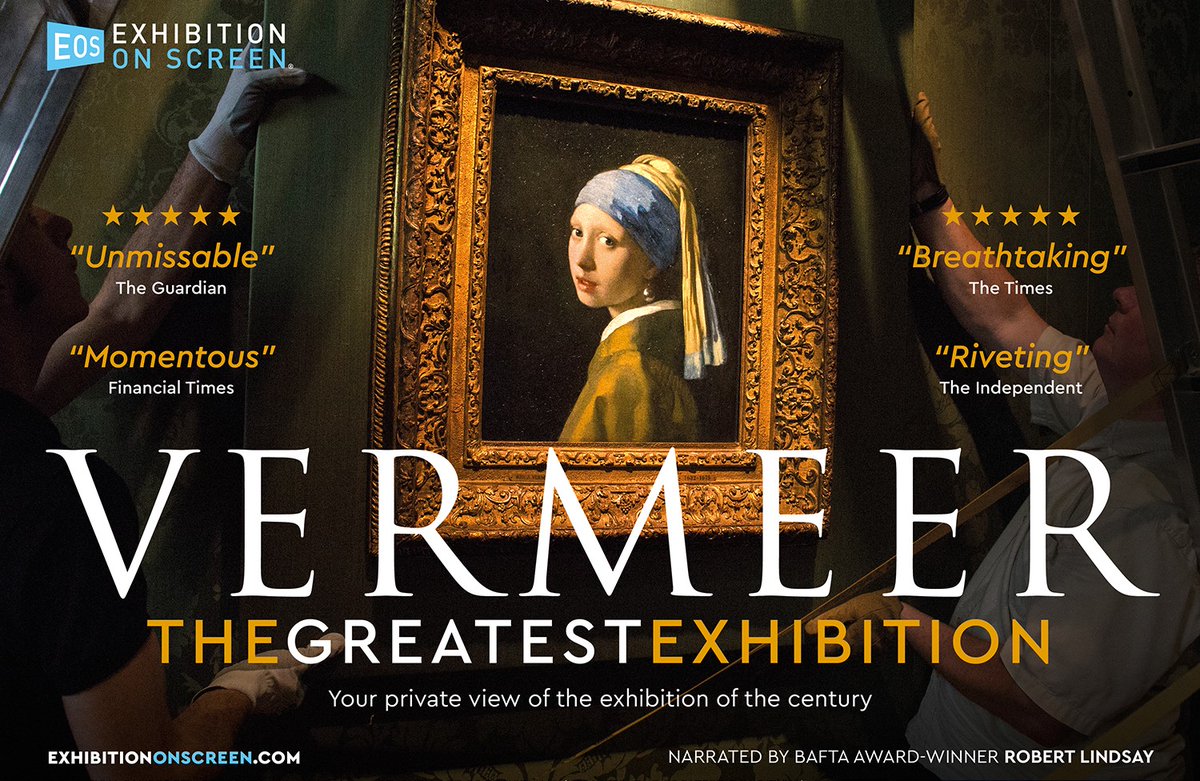 Exciting news! Vermeer: The Greatest Exhibition has just broken the box office record for art documentaries in Sweden 🎉 Watch the full film here: seventh-art.com/product/vermee…