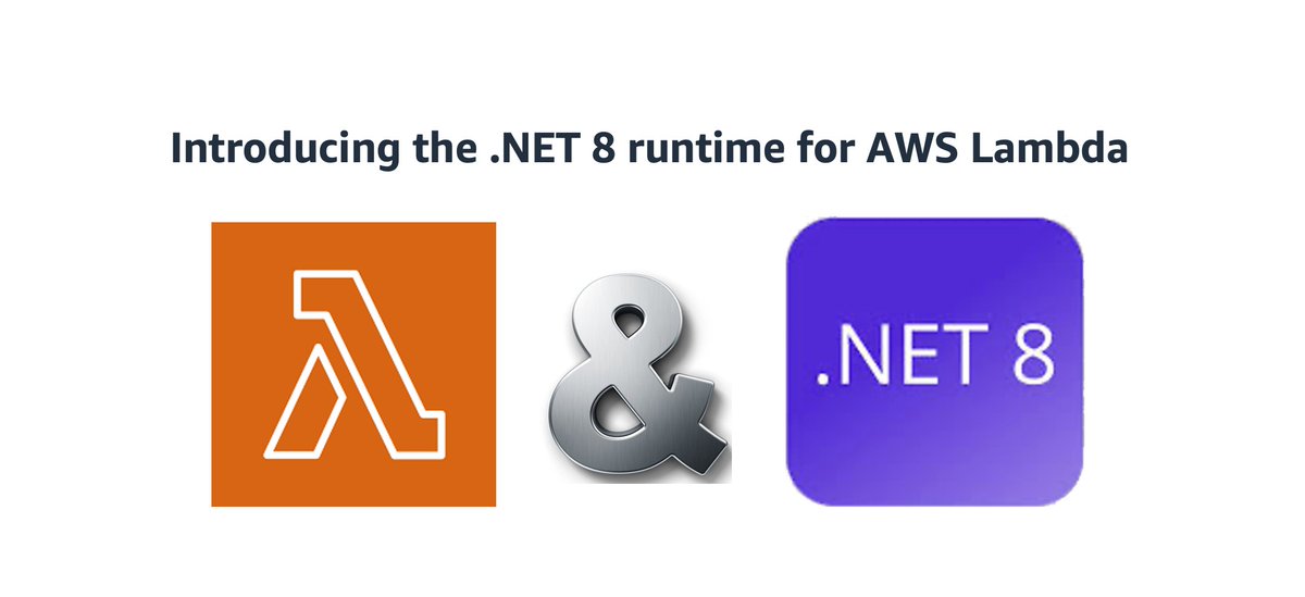 lucamezzalira's tweet image. AWS Lambda now supports .NET 8 as both a managed runtime and container base image.

#AWS #AmazonWebServices #AWSBlogs #Cloud #CloudComputing #Serverless  #Lambda go.aws/49U8XSM