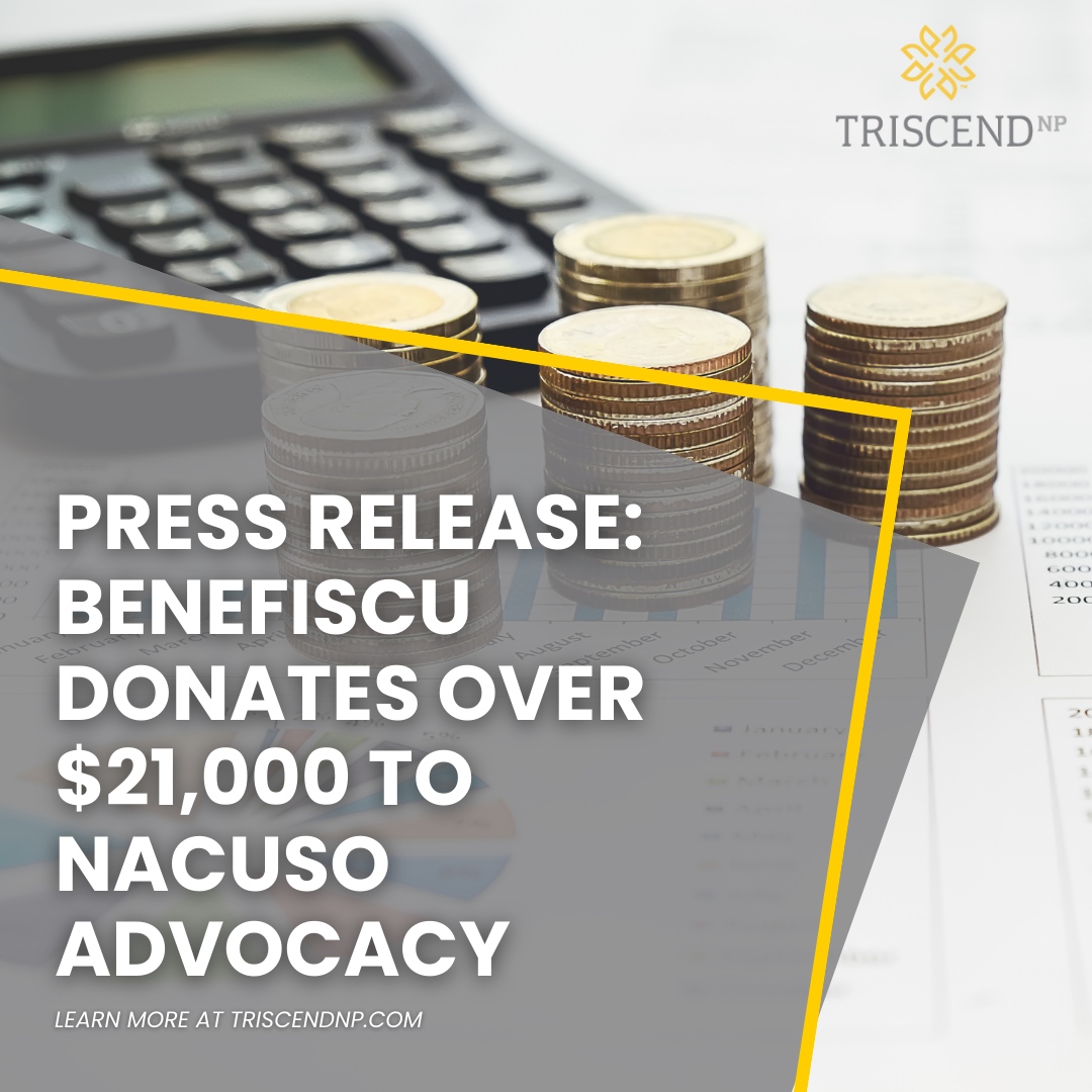 TriscendNP's tweet photo. BenefisCU powered by TriscendNP engrained an Industry Advancement Fund into the foundations of the executive benefit CUSO to support credit union advocacy efforts and the foundations of our member credit unions. Read the full press release here: https://t.co/A4iPMEqTES https://t.co/8XNOjUfCAz