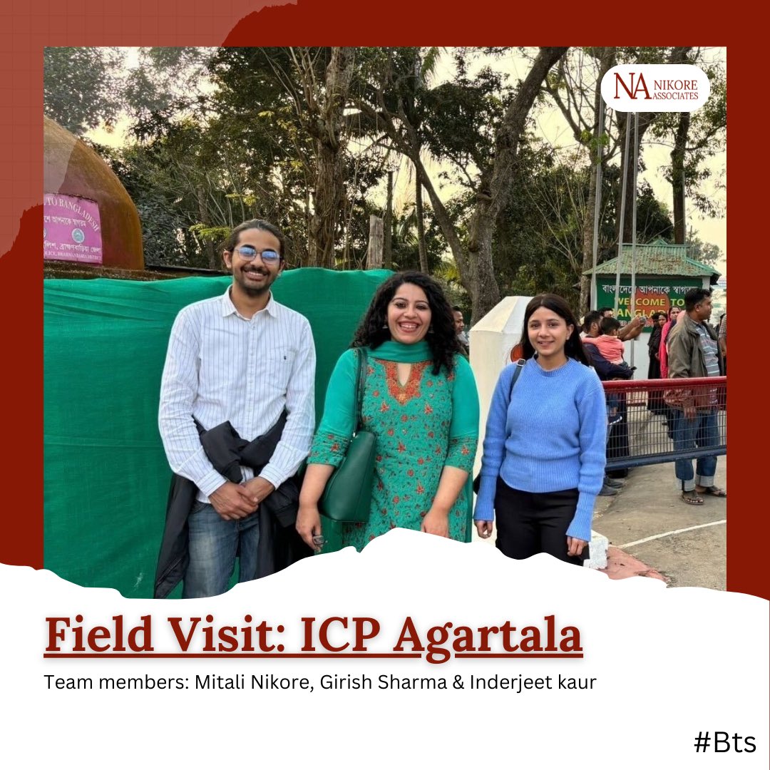 Unveiling the journey! Join NA's team, including our founder, Economist @mitalinikore, Research Manager Girish Sharma, and Inderjeet Kaur, as they take you behind the scenes of their insightful visit to ICP Agartala.

 #ICPAgartala #BehindTheScenes #TeamNA #InnovationJourney 📸✨