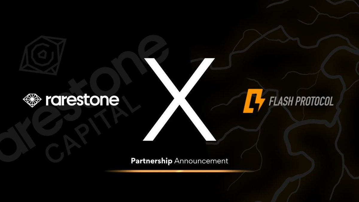 Rarestone Ventures (@rarestonecap) on Twitter photo We are excited to announce our investment and partnership in <a href="/flashprotocol/">Flash Protocol</a>!
Using FlashVM, Flash Protocol will enable asset issuance and DeFi (staking, swaps, and lending) on Bitcoin.
Rarestone has been actively investing in the Bitcoin ecosystem and we are excited to partner We are excited to announce our investment and partnership in <a href="/flashprotocol/">Flash Protocol</a>!
Using FlashVM, Flash Protocol will enable asset issuance and DeFi (staking, swaps, and lending) on Bitcoin.
Rarestone has been actively investing in the Bitcoin ecosystem and we are excited to partner