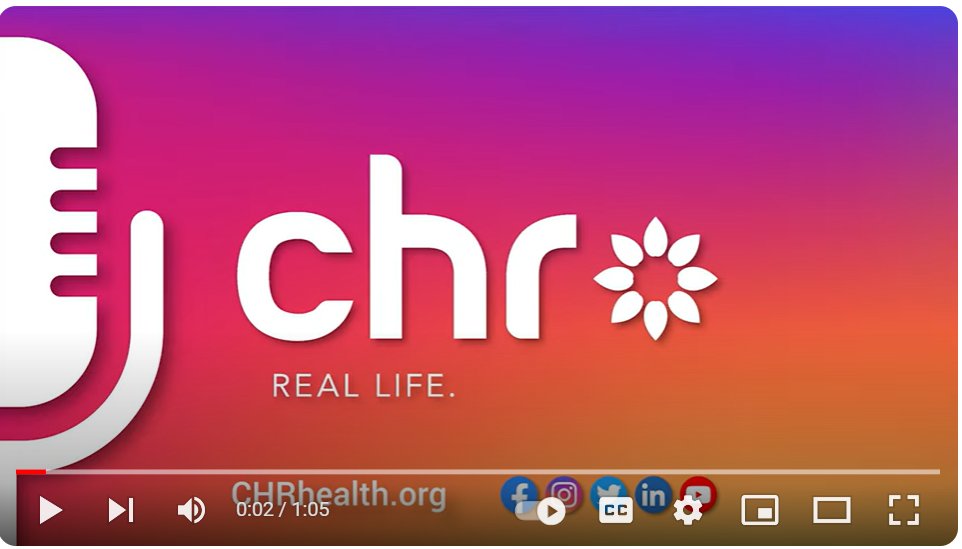 CHRhealth's tweet image. On CHR&apos;s Real Life Real Hope Podcasts, CHR’s Jennifer Doutre returns to discuss The Benefits of School-Based Therapy for Children and Families. Watch here - bit.ly/3SX2DmQ. To learn more, chrhealth.org. #MentalHealth #School-Based-Mental-Health #HelpforKids