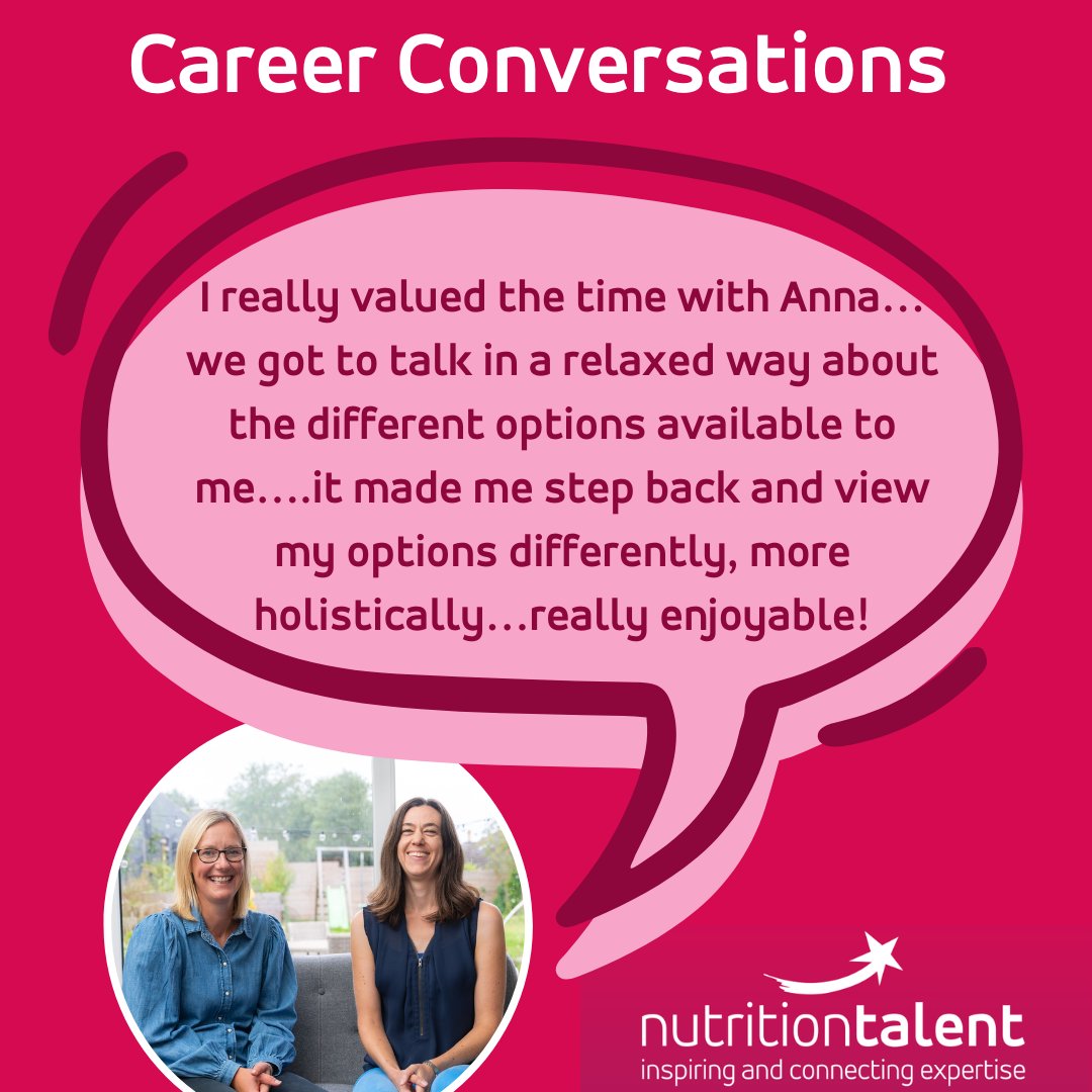 Career Conversations going from strength to strength.  Accessible to registrants only. 
nutritiontalent.com/registration-q…
March dates being released soon. Places limited and book fast!
#nutritiontalent #nutritionconsultancy #nutritionrecruitment