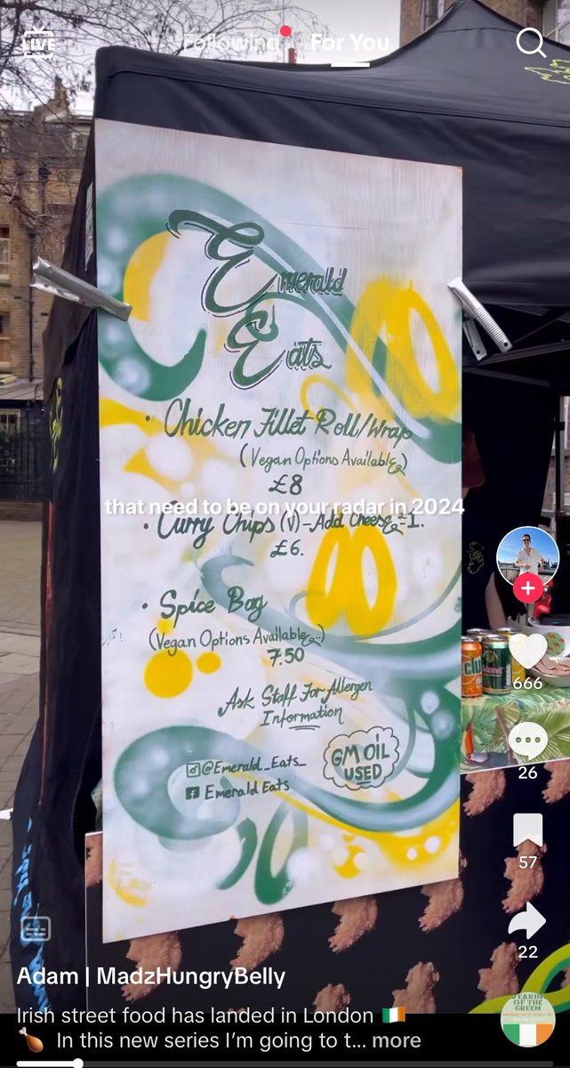 GeneralBohs's tweet image. Breaking my bollox at the person that’s gone over to London branding grub from a petrol station as “Irish street food”

Unbelievable