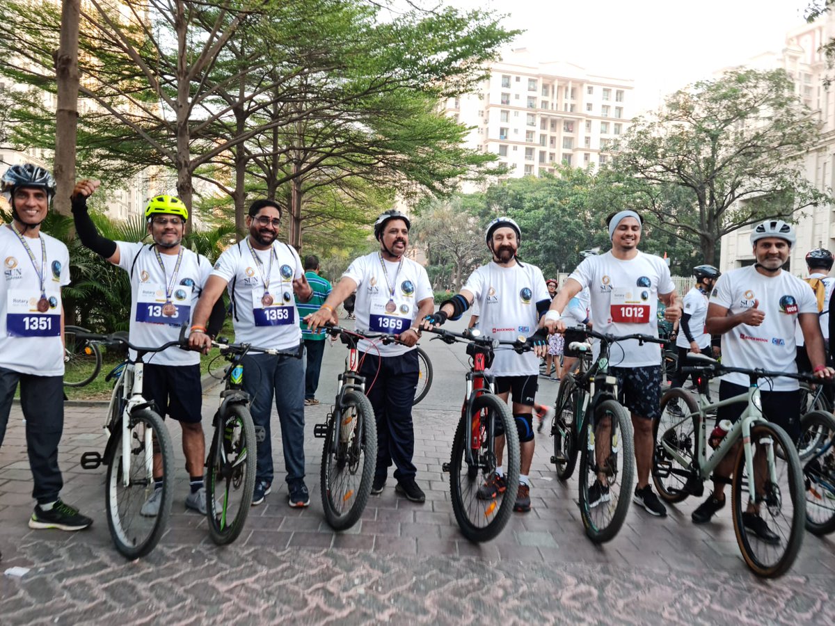 Our Mumbai team title sponsored ‘Cyclothon 2024’, attended by 700+ volunteers to create awareness about environment conservation & support renal ailments’ treatment. Proceedings from the event will be used to donate dialysis machines to hospitals. #Pedalforacause #WeAreSun