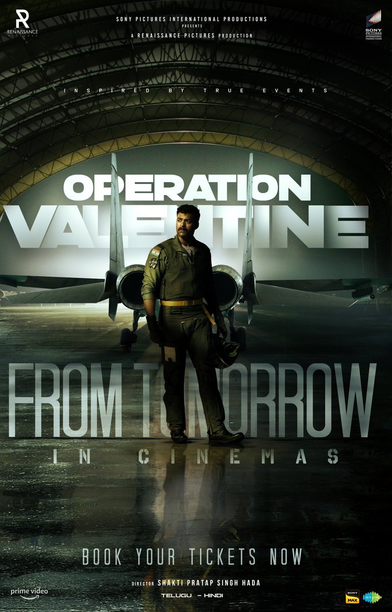 Tomorrow, get ready to soar to new heights with #OperationValentine 
Brace yourselves for a breathtaking aerial combat and a patriotic journey filled with emotion.🇮🇳🫡

A heartfelt thank you to everyone who contributed to this incredible journey. 
Let’s do this.🔥

#OPVonMarch1st