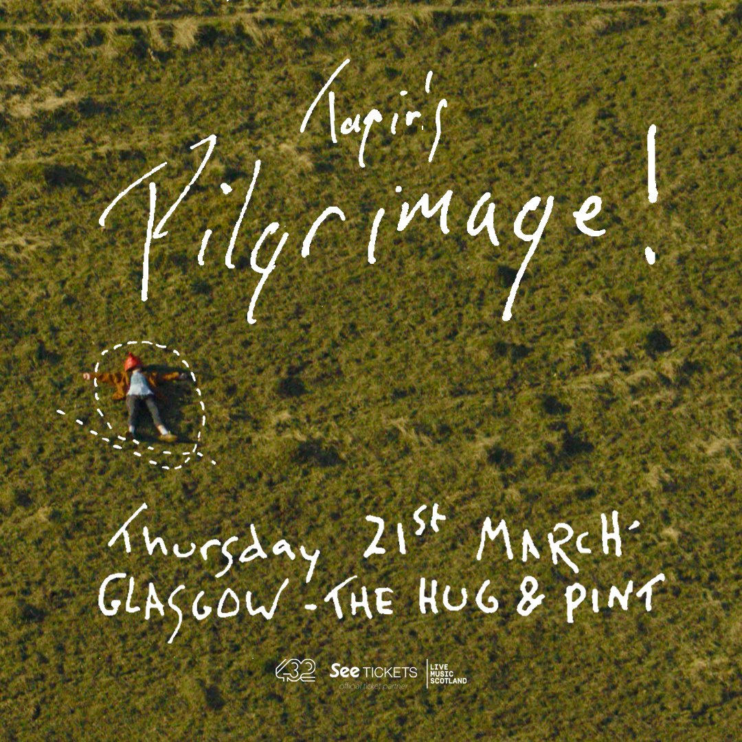 10 TICKETS LEFT London six-piece modern folk ensemble Tapir Band! Bringing their fantastic new album The Pilgrim, Their God and the King of My Decrepit Mountain to Glasgow for a special headliner show on Thu 21 March. 🎟: bit.ly/49106iz