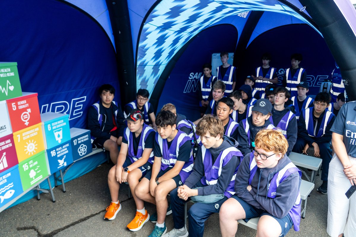 Protect Our Future Lessons in Sydney! 🌏📚
 
42 children took part in Protect Our Future Lessons at Sydney <a href="/sailgp/">SailGP</a> ! Learning with our Use Your Voice resources ! 🎤
 
Get our free to use climate action resources🌟👇
protectourfuture.org/use-your-voice/