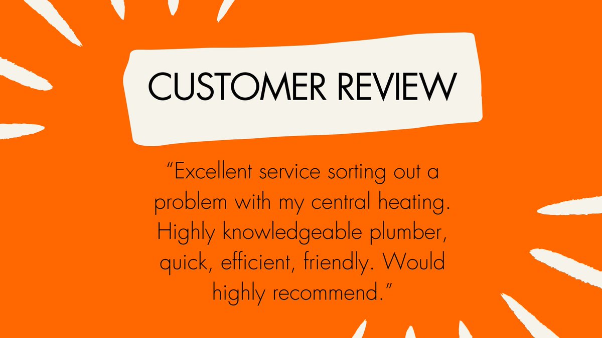 ArenHeating's tweet image. Customer Review Highlight

"Excellent service sorting out a problem with my central heating. Highly knowledgeable plumber, quick, efficient, friendly. Would highly recommend." Google 5 Stars.

#aren #googlereview #5stars