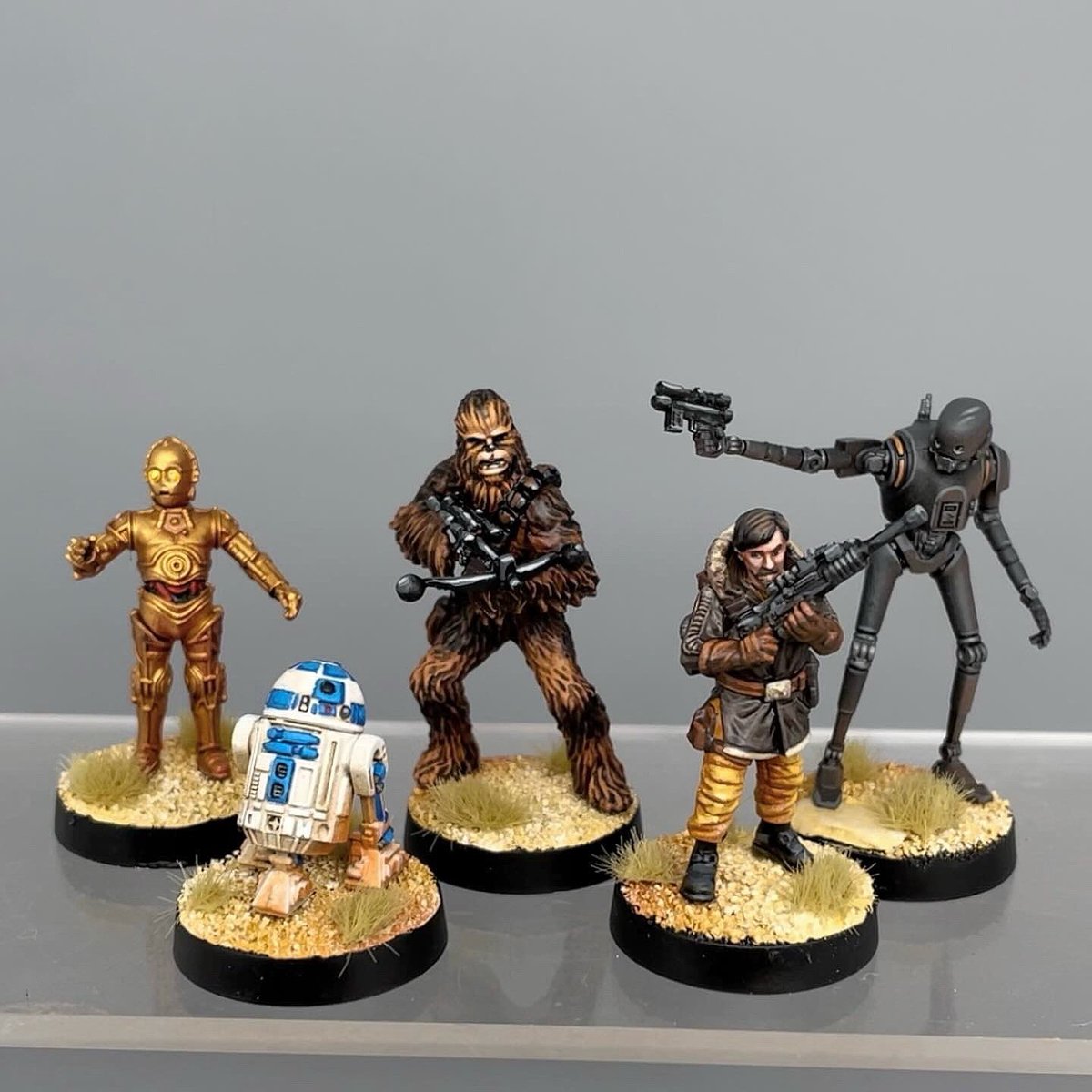 Rebel heroes for #StarWarsLegion ❤️ Commission 🎨