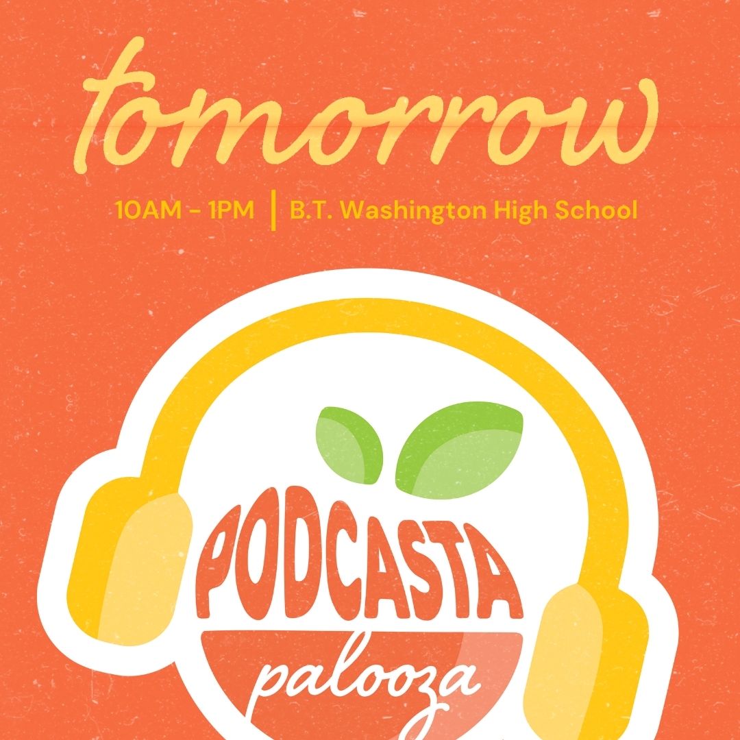 ⏰ Tomorrow's the day! #Podcastapalooza at B.T. Washington HS! Meet 'Voices United in Education', learn about educational resources, and a chance to win a $250 Amazon gift card! #ECPS