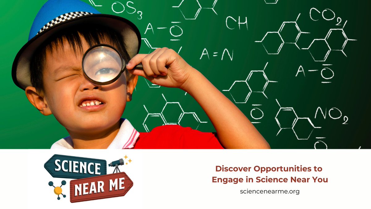Feeling curious? Science Near Me helps you explore your world with #science and #STEM activities near you. Our search feature makes it simple and easy to search for everything from astronomy nights to science festivals. #ScienceNearMe