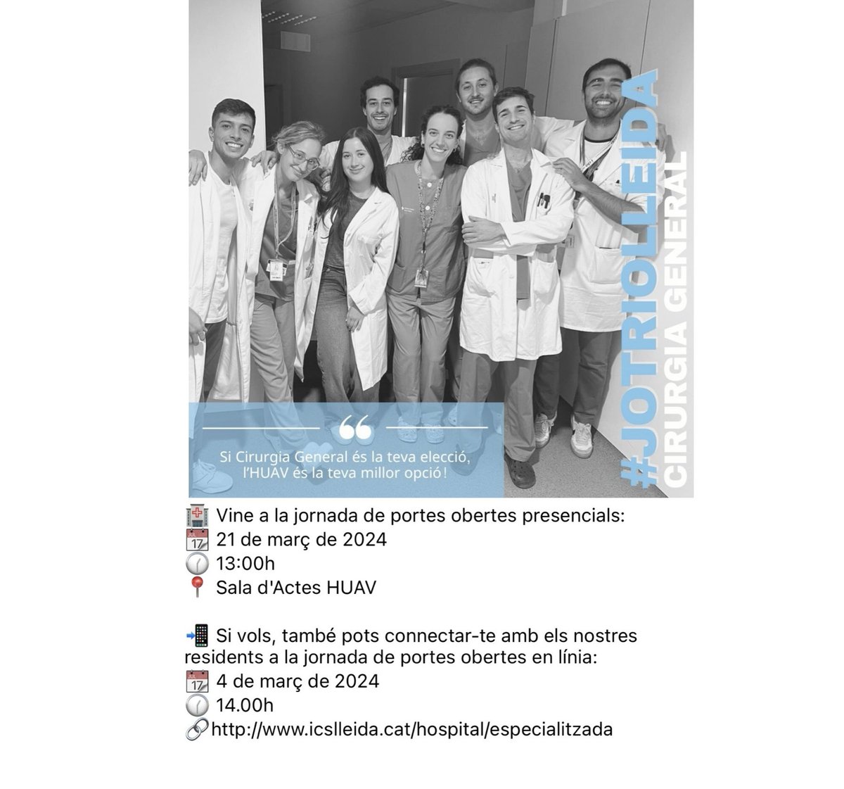 Yolanda MaGo (@yomago80) on Twitter photo Ven a conocernos al <a href="/harnaulleida/">Hospital Universitari Arnau de Vilanova</a> Te esperamos!!
#mir2024 <a href="/CTOMedicinaES/">CTO Medicina</a> <a href="/mirasturias/">MIR Asturias</a> <a href="/aecformacion/">AEC Formación</a> Ven a conocernos al <a href="/harnaulleida/">Hospital Universitari Arnau de Vilanova</a> Te esperamos!!
#mir2024 <a href="/CTOMedicinaES/">CTO Medicina</a> <a href="/mirasturias/">MIR Asturias</a> <a href="/aecformacion/">AEC Formación</a>
