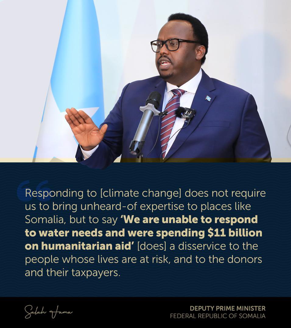 sntvnews1's tweet image. Deputy Prime  Minister @SalahJama’s keynote speech at the #FragilityForum 2024 side event on plugging the climate finance gap.