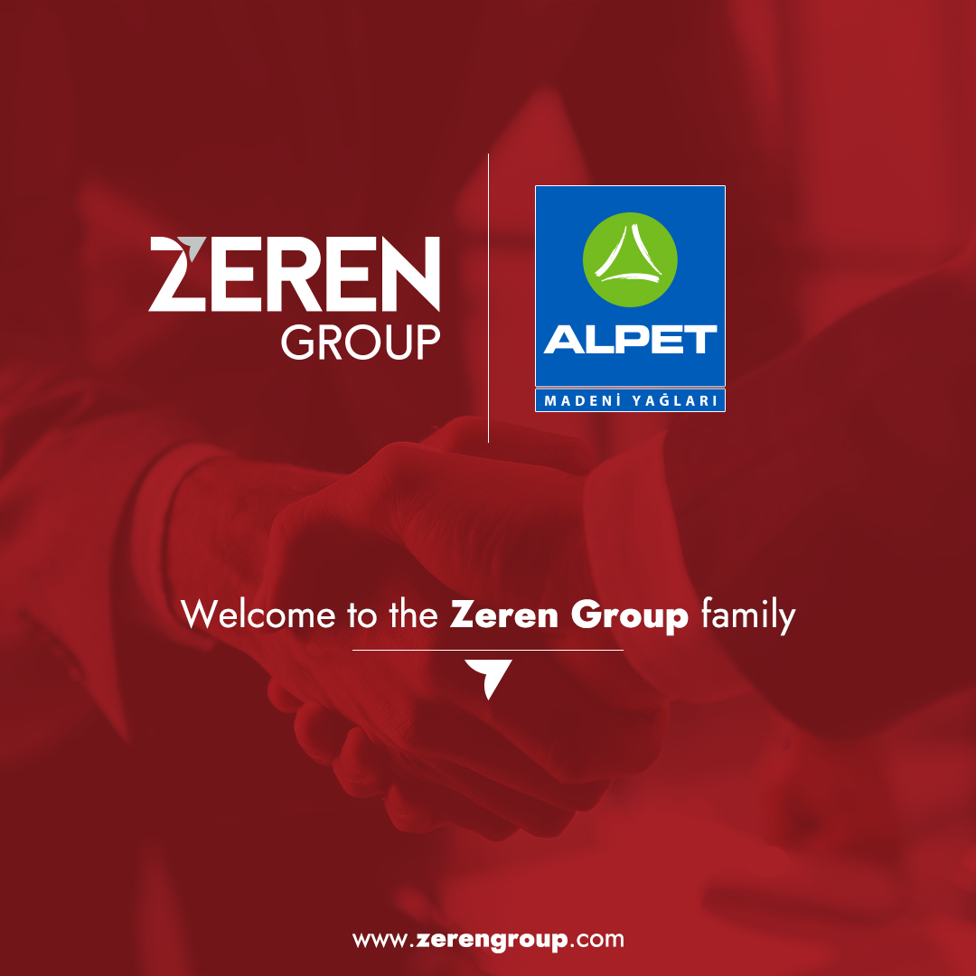 Alpet Madeni Yağları, Zeren Group ailesine hoşgeldiniz. Hız kesmeden devam ediyoruz.      
Alpet Madeni Yağları, welcome to the Zeren Group family. We continue without slowing down.  #ZerenGroup #AlpetMadeniYaglari