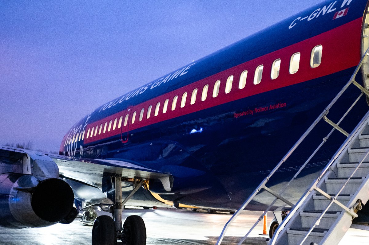 nolinoraviation's tweet photo. The Alouettes Plane ready to conquer the skies of victory! 🌈🏈

#Alouettes #Montreal #travel
#ToujoursGame #mtlalouettes #winningLivery

#nolinor #nolinoraviation https://t.co/af1T4n62Op
