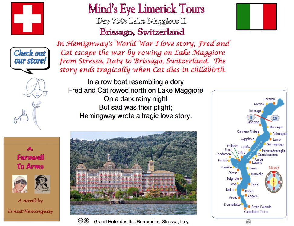 #Limerick #Brissago #Switzerland #Stressa #Italy #LakeMaggiore #AFarewelltoArms #Hemingway zazzle.com/store/mindseye…