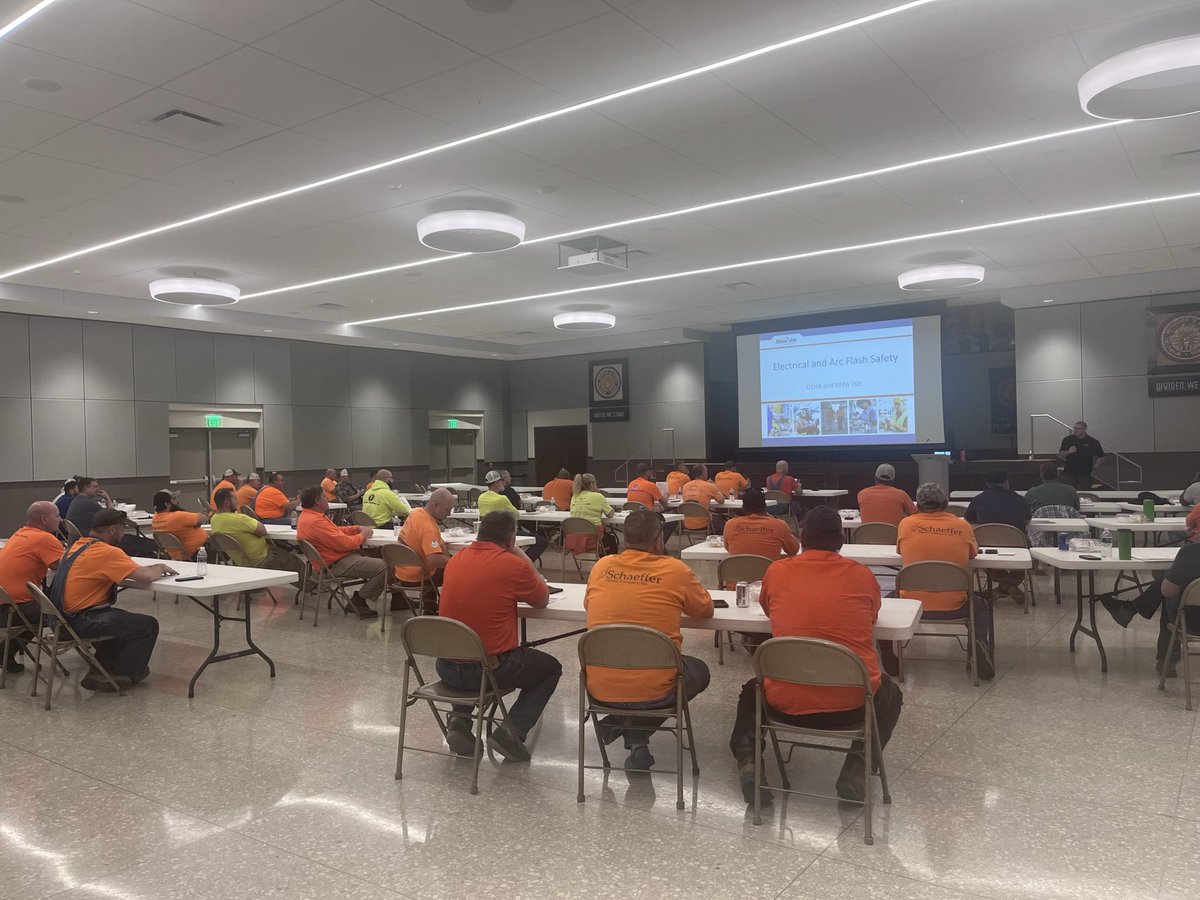 National Safety Consulting is committed to keeping our electricians educated &amp; safe! John Vincent facilitated a two day NFPA 70E course and there wasn’t an empty seat at the International Brotherhood of Electrical Workers Local 1 Hall. Thank you NSC⚡️
