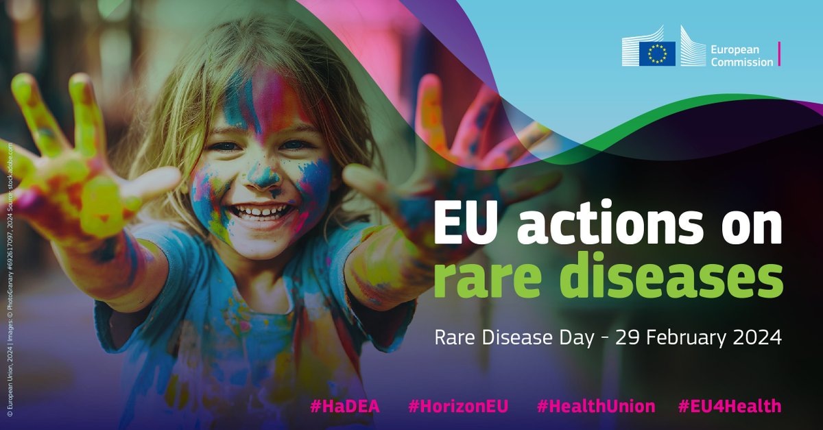 On #RareDiseaseDay, discover 11 new projects in the field of rare diseases that are funded by #HorizonEurope. hadea.ec.europa.eu/news/rare-dise…