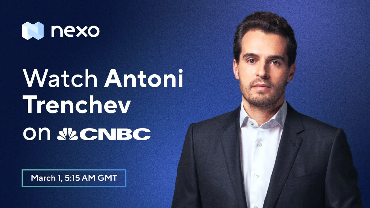 The past several days have been incredibly exciting. How did we get here and where are we headed? @AntoniNexo will share his insights on @CNBC tomorrow. 📺 March 1 at 05:15 AM GMT on Capital Connection with @dan_murphy.