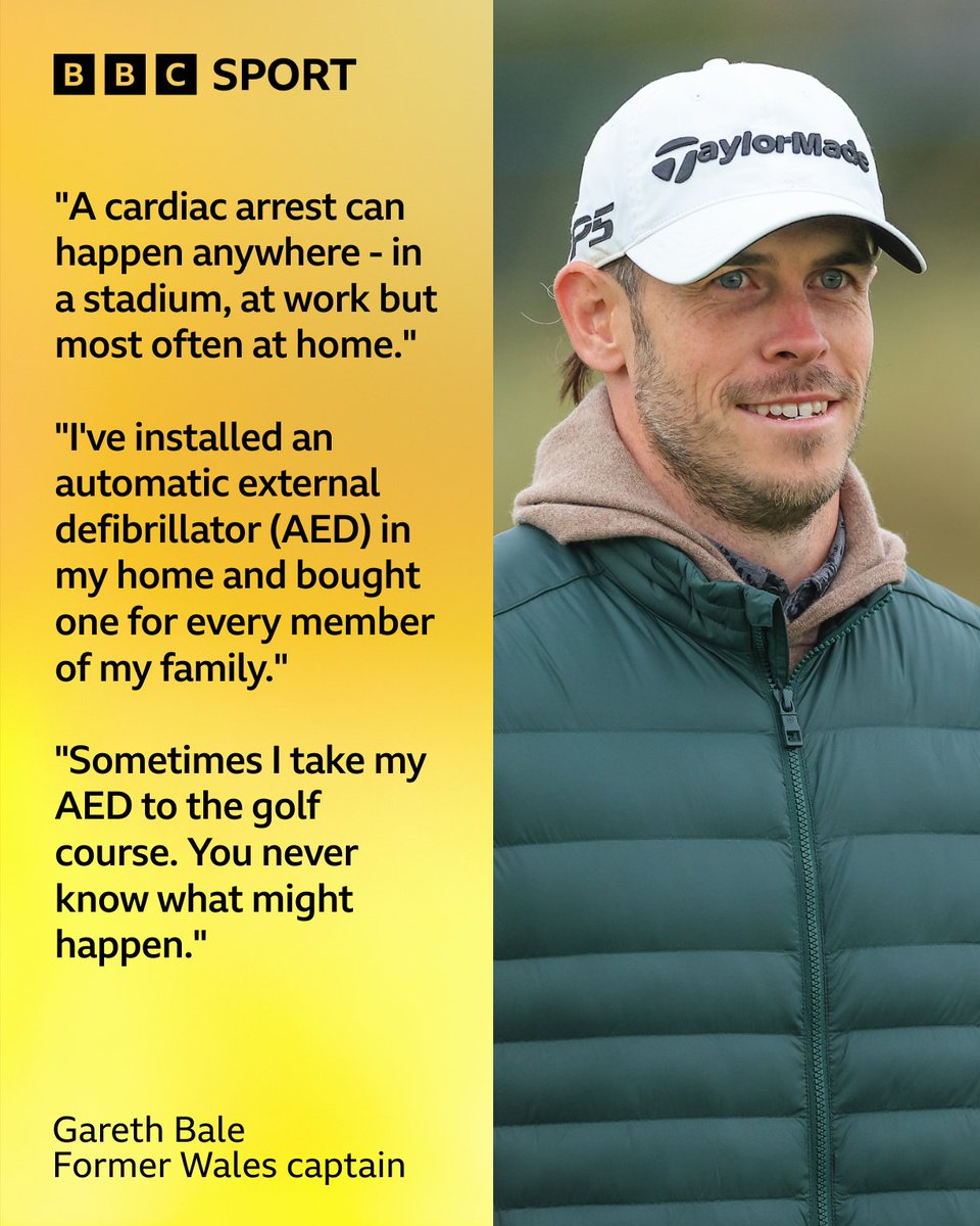 Former Wales and Real Madrid forward Gareth Bale says he has installed a defibrillator at his home as well as buying one for his family members. #BBCFootball