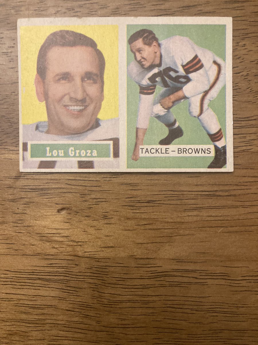 Widow’s Son (@sockalexis2003) on Twitter photo <a href="/84baseballcards/">84Cards • Daily Team B/S/T</a> @Beescards <a href="/stokesboyscards/">stokesboyscards</a> <a href="/collectorconn19/">collectorconnector19</a> @AiMCollectibles <a href="/SportsCardDeals/">SportsCardDeals</a> <a href="/hobbyretweeters/">Hobby Retweeters</a> <a href="/DailySportcards/">Sports Cards Daily</a> <a href="/yourcardxchange/">Sports Card Xchange</a> <a href="/ConnectingHobby/">Connecting The Hobby</a> <a href="/connections_sc/">Card Connections</a> <a href="/thehobbylink/">The Hobby Link</a> <a href="/SleepyCards_RT/">Sleepy_Retweets</a> Vintage #Browns 
1957 Topps HOFer
Lou Groza………….$25 shipped <a href="/84baseballcards/">84Cards • Daily Team B/S/T</a> @Beescards <a href="/stokesboyscards/">stokesboyscards</a> <a href="/collectorconn19/">collectorconnector19</a> @AiMCollectibles <a href="/SportsCardDeals/">SportsCardDeals</a> <a href="/hobbyretweeters/">Hobby Retweeters</a> <a href="/DailySportcards/">Sports Cards Daily</a> <a href="/yourcardxchange/">Sports Card Xchange</a> <a href="/ConnectingHobby/">Connecting The Hobby</a> <a href="/connections_sc/">Card Connections</a> <a href="/thehobbylink/">The Hobby Link</a> <a href="/SleepyCards_RT/">Sleepy_Retweets</a> Vintage #Browns 
1957 Topps HOFer
Lou Groza………….$25 shipped