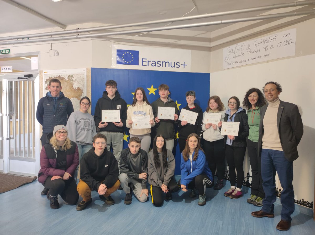 DESPEDIMOS A LOS ALUMNOS Y PROFESORES IRLANDESES del instituto de <a href="/KillorglinCC/">Killorglin CC 🇮🇪 🇪🇺</a>   Gracias por vuestra visita y esperamos que os haya gustado todo lo que os hemos enseñado. ¡HASTA LA PRÓXIMA! Y Gracias a las familias que les han acogido. ¡SOIS GENIALES! killorglincc.ie