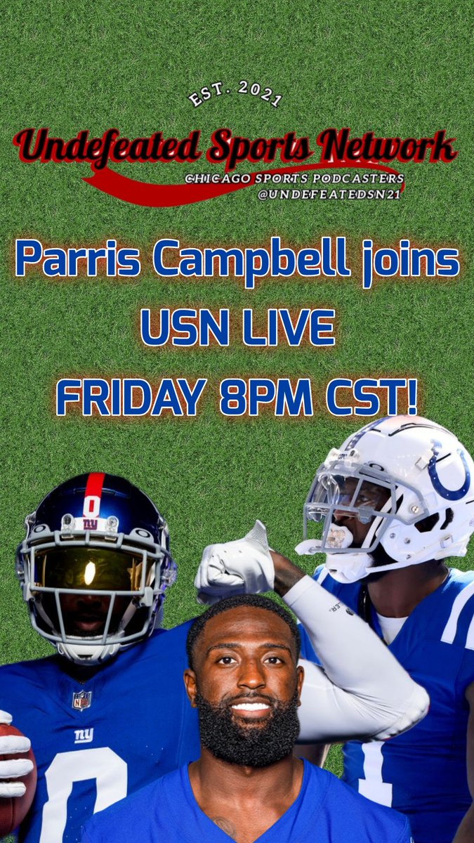 Excited to have an opportunity to talk with <a href="/PCampbell21/">Parris Campbell</a> this Friday night LIVE at 8pm cst! As a former Buckeye we will get his thoughts on #JustinFields. We will also get an athletes perspective on the #NFLCombine &amp; the #NFLDraft. Hit the link 👇🏽
youtube.com/channel/UCV7el…