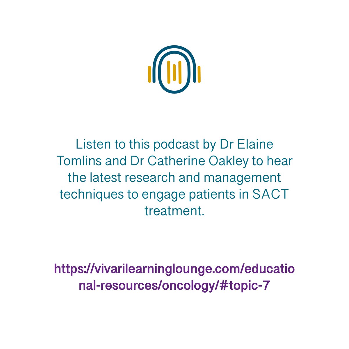 The Learning Lounge (@vlearninglounge) on Twitter photo vivarilearninglounge.com/educational-re…
Listen to this podcast and download the helpful fact sheets to understand how to support patients to be more involved in their care and in turn improve their outcomes.
<a href="/Coakley167/">Catherine Oakley</a>
<a href="/Lennae13/">tomlie</a>
#supportivecare
#UKASCC
#Oncology
#oncologynursing
#SACT vivarilearninglounge.com/educational-re…
Listen to this podcast and download the helpful fact sheets to understand how to support patients to be more involved in their care and in turn improve their outcomes.
<a href="/Coakley167/">Catherine Oakley</a>
<a href="/Lennae13/">tomlie</a>
#supportivecare
#UKASCC
#Oncology
#oncologynursing
#SACT