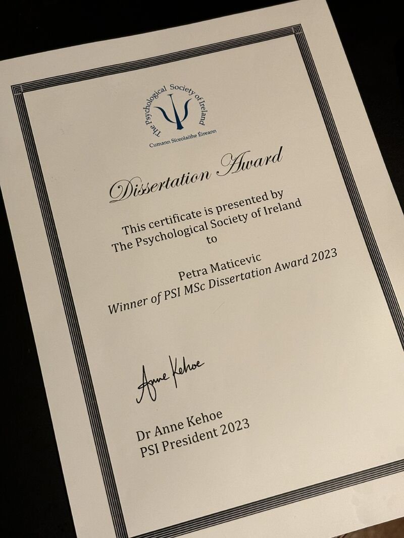 Clodagh Butler (@clodaghb4) on Twitter photo Last week <a href="/AppPsychUCC/">Applied Psychology UCC</a> we had a fab evening celebrating the academic achievements of our students!
For the #MAWOPWOB program, it was a night to celebrate Petra Maticevic who was awarded the <a href="/PsychSocIreland/">Psychological Society of Ireland</a> <a href="/dwopireland/">dwop</a> dissertation award 2024🎉
#research #proudsupervisor <a href="/UCC/">UCC Ireland</a> Last week <a href="/AppPsychUCC/">Applied Psychology UCC</a> we had a fab evening celebrating the academic achievements of our students!
For the #MAWOPWOB program, it was a night to celebrate Petra Maticevic who was awarded the <a href="/PsychSocIreland/">Psychological Society of Ireland</a> <a href="/dwopireland/">dwop</a> dissertation award 2024🎉
#research #proudsupervisor <a href="/UCC/">UCC Ireland</a>
