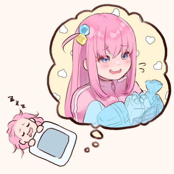 「drooling pink hair」 illustration images(Latest)