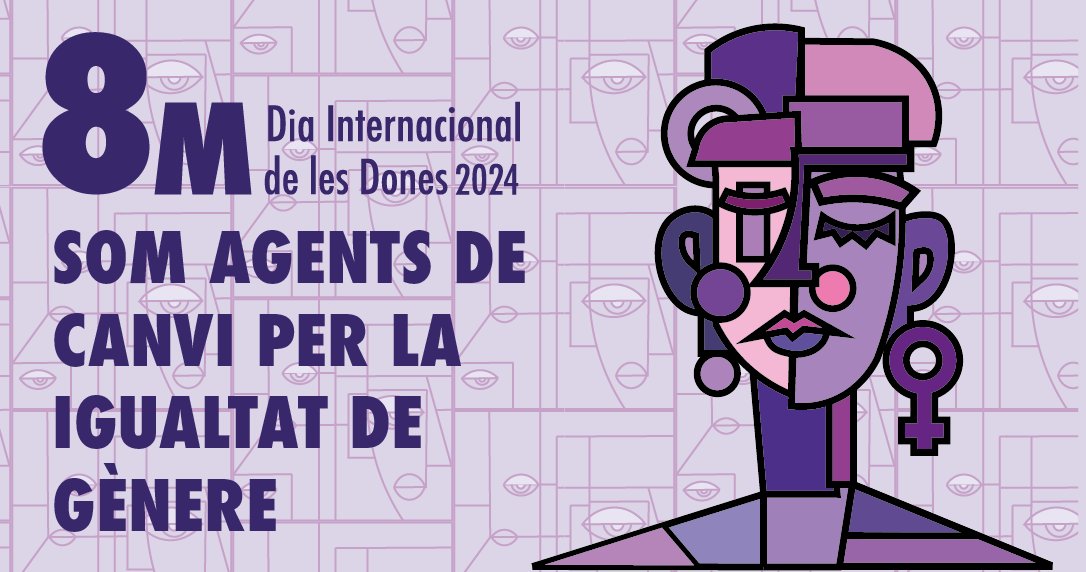 Campanya #8M  2024 del  #DiaInternacionaldelesDones , amb + 40 activitats durant tot el març, sota el lema "Som agents de canvi per la igualtat de gènere" 
Consulteu programa a: terrassa.cat/actualitat-dona

#agentsdecanvi #trsfeminista #terrassa 
<a href="/LluisaMA/">Lluisa Melgares</a> <a href="/mlluisvall/">Meritxell Lluís i Vall</a> <a href="/ajterrassa/">Ajuntament de Terrassa</a>