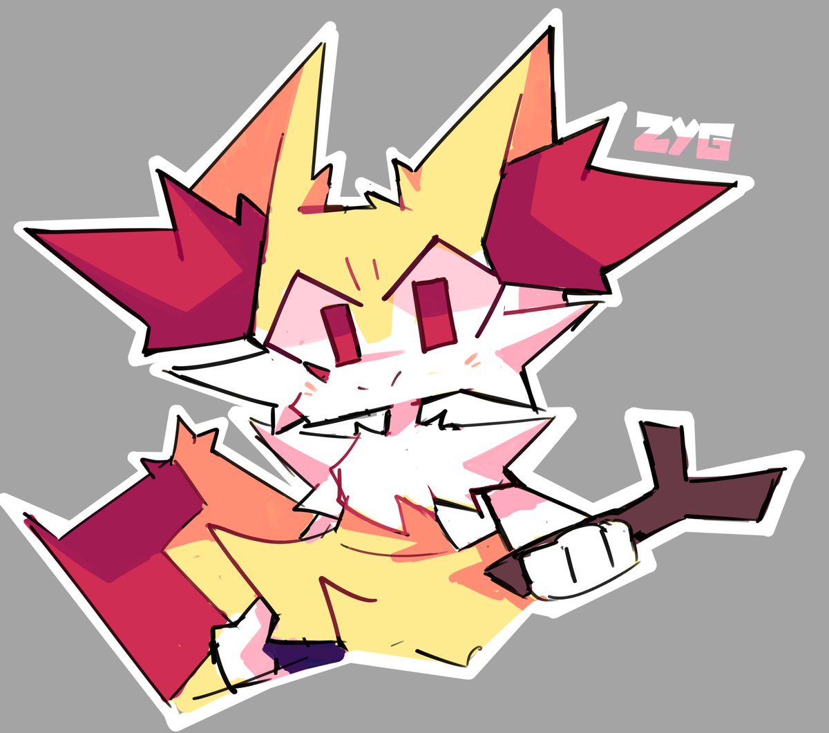 zyg_png's tweet image. Braixen 🔴
#pokemon #pokemonfanart #digitalart
