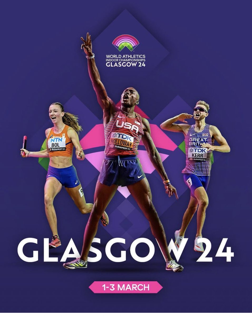 Incredible @wicglasgow24 @WorldAthletics Can’t wait!!!