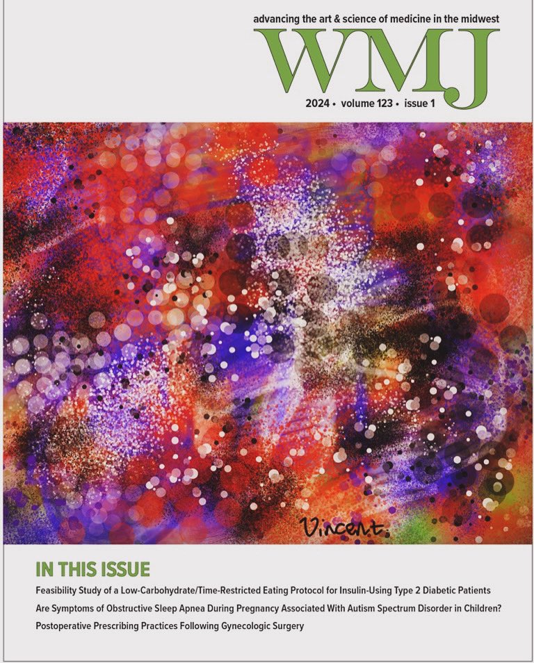 Vincent Cryns (@vincentcrynsmd) on Twitter photo My digital painting Mitosis is on the cover of the Wisconsin Medical Journal! <a href="/uw_medicine/">University of Wisconsin Department of Medicine</a> <a href="/uwsmph/">UW School of Medicine and Public Health</a> <a href="/uw_IMresidency/">UW IM Residency</a> <a href="/UWCarbone/">UW Health | Carbone Cancer Center</a> <a href="/3rdMessengerLab/">3rd Messenger Lab</a> #mitosis #abstractart #artwork #artofmedicine #painting My digital painting Mitosis is on the cover of the Wisconsin Medical Journal! <a href="/uw_medicine/">University of Wisconsin Department of Medicine</a> <a href="/uwsmph/">UW School of Medicine and Public Health</a> <a href="/uw_IMresidency/">UW IM Residency</a> <a href="/UWCarbone/">UW Health | Carbone Cancer Center</a> <a href="/3rdMessengerLab/">3rd Messenger Lab</a> #mitosis #abstractart #artwork #artofmedicine #painting