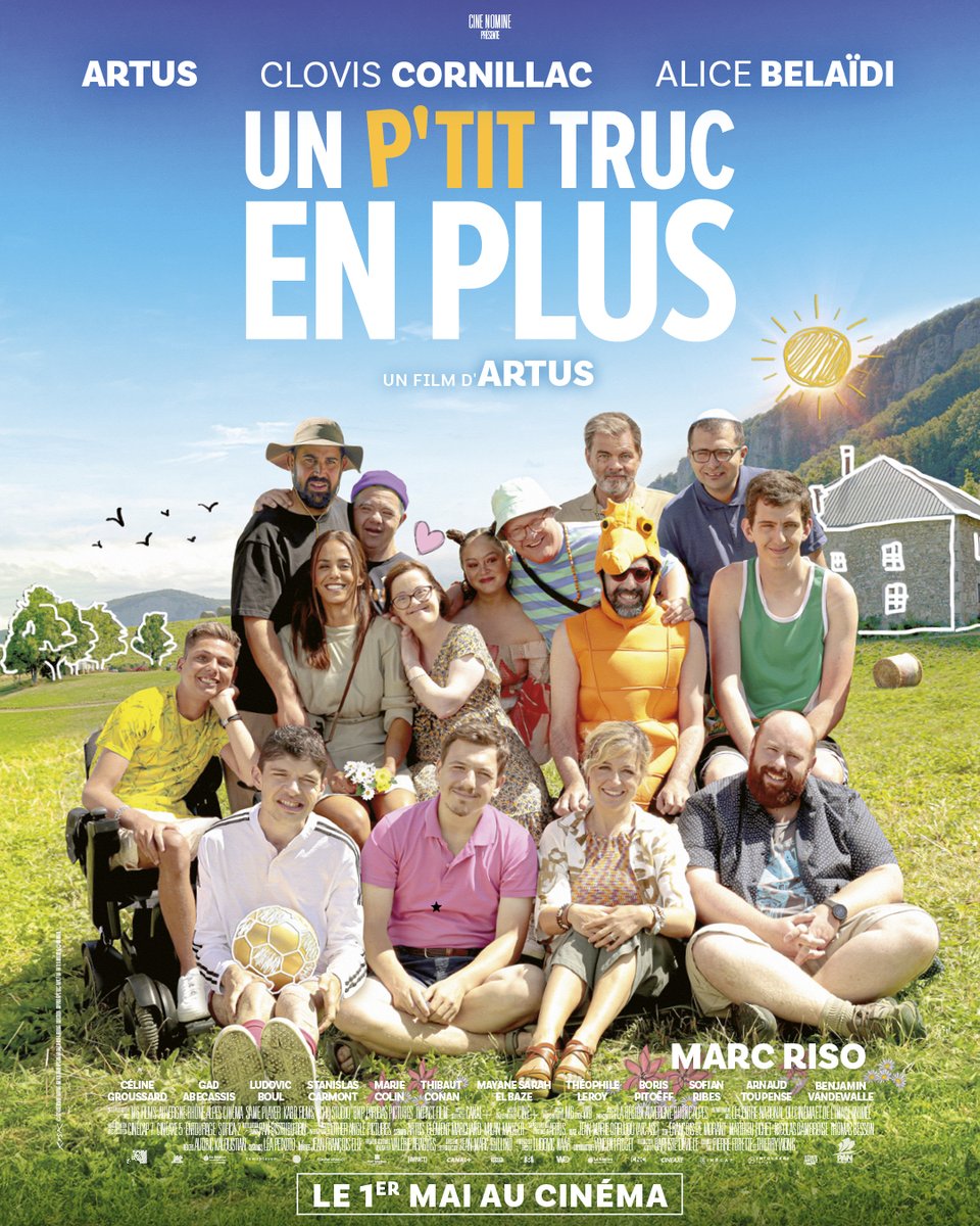 L'avant-première d'UN P'TIT TRUC EN PLUS arrive dans ton cinéma CGR ! Réserve tes places dès maintenant pour découvrir le premier film réalisé par Artus. 
Rendez-vous le premier 1er mai pour découvrir le film dans toute la France !