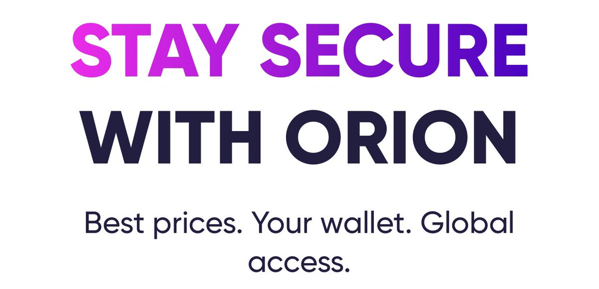 WisdomMatic's tweet image. I’m sure most of us must have seen an exchange with a very good rate to which we can buy or sell our crypto assets but could not because the exchange seems unsafe.

Well, I found us a solution to that 🤝

Introducing @TradeOnOrion: