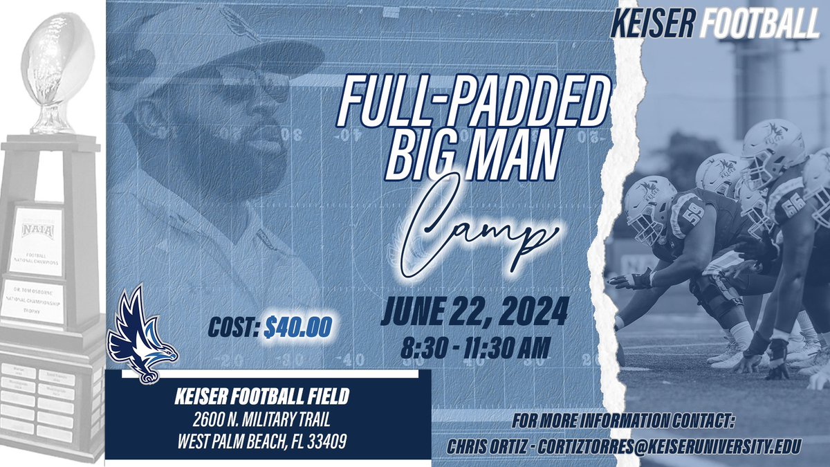 Big guys you are on the ⏰. Come get coached up by @DavidWayneSpur2 & @fredric00438064. It all starts on the line scrimmage. Great opportunity to better your technique & compete. 🔗 kuseahawks.com/registrations/… #SeahawkFast 🦅💨 #GRIT