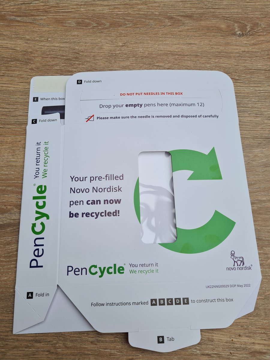 Novo pen users, you can now get your free recycling box from Boots 😁 #GBDoc #NIDoc
