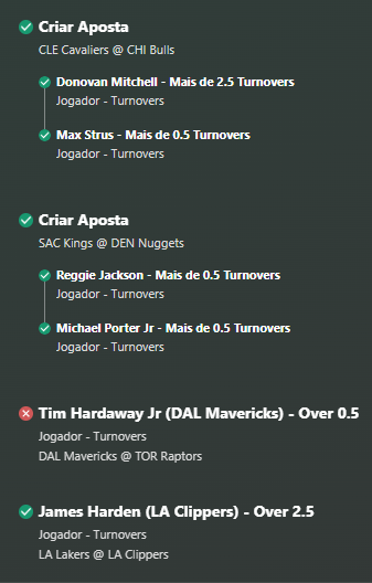 De ontem n veio, mas hj vou tentar um bingo de Turnover dnv