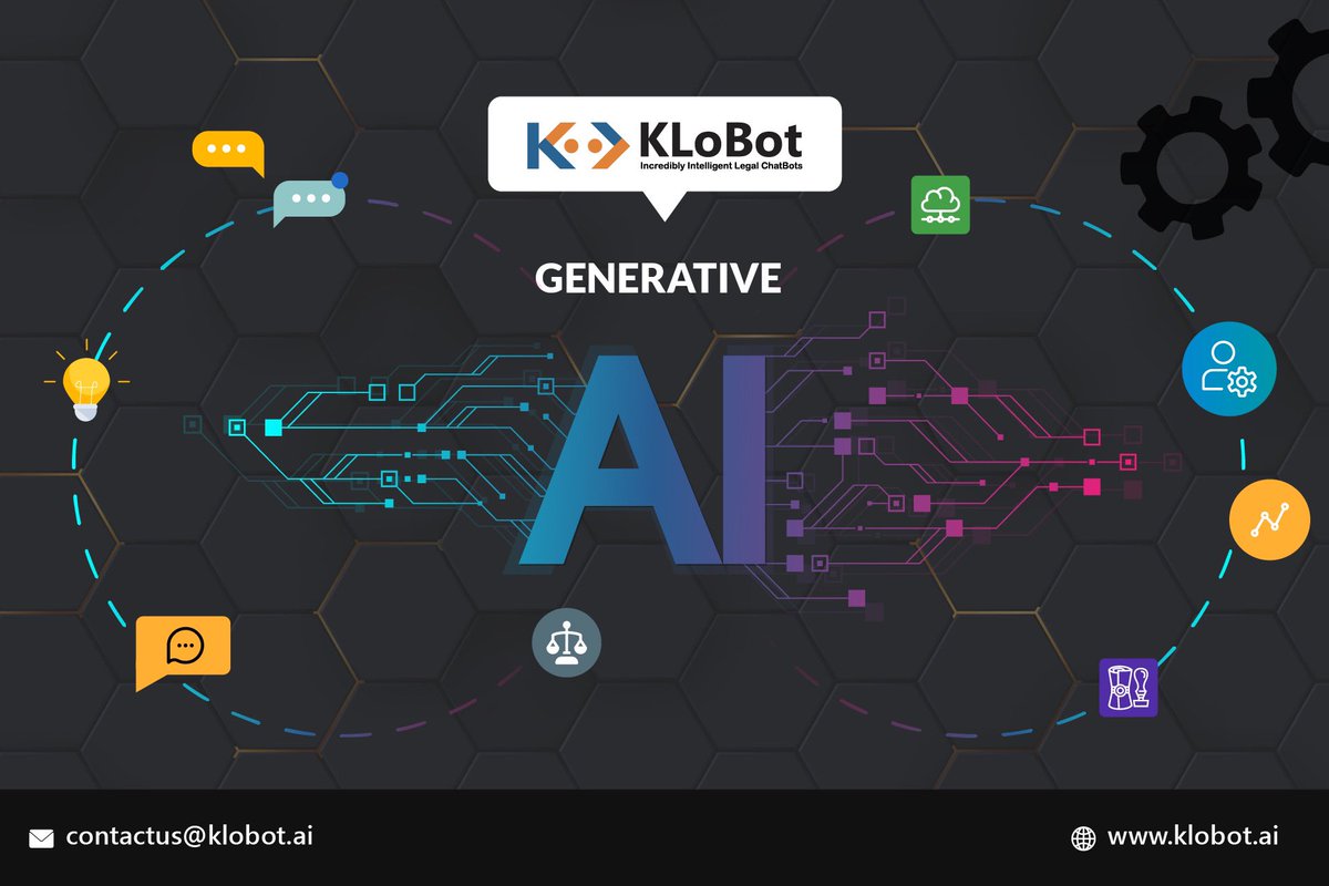 A next-gen AI chatbot takes things to the next level by integrating information silos within a firm.
klobot.ai/how-to-democra…
#genai #generativeai #virtualassistant #ai #lawfirm #chatbot #legalresearch #legalbot #legalassistant #legalinnovation #lawfirm #nextgenai #chatbots