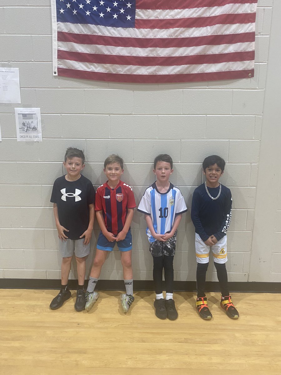 We had FOUR students in the same class break the old <a href="/CMCSIWarriors/">CMCSI</a> 3rd grade PACER record (73 laps)…AND a new overall school record set by Brody Hillman with 92!! 😯 🏃