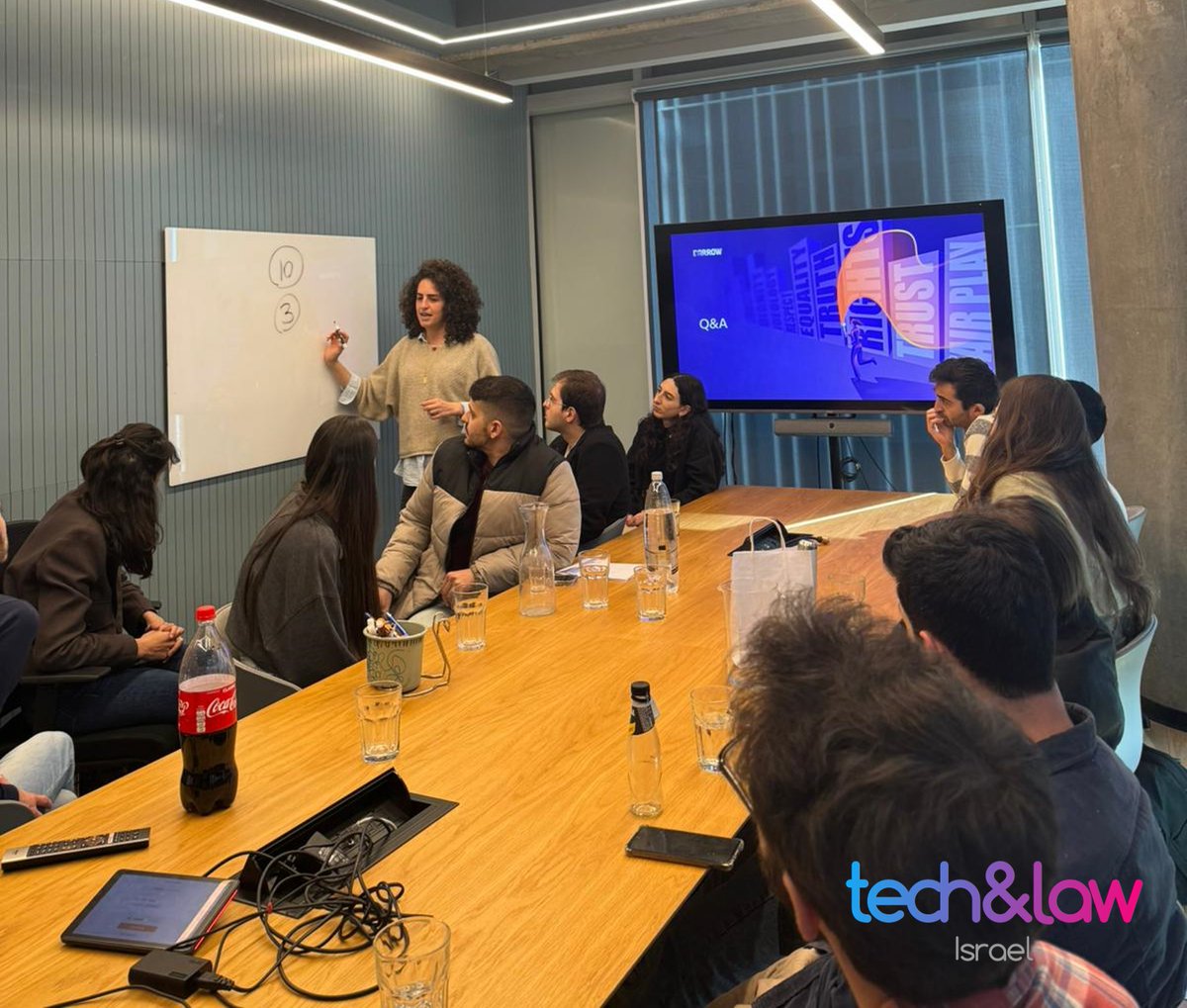 legaltechIL's tweet photo. The future users of #legaltech in the house!🤖
Our Tech&amp;Law department (legal tech section at #Robus) was delighted to organize a legal tech tour for Law &amp; Hi-Tech Club - offering law students from the Hebrew University with a unique glimpse into the legal tech world 🌎
/1 https://t.co/WhkshFTUbr