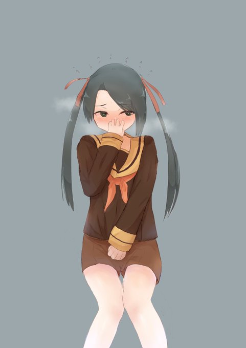 #今月描いた絵を晒そう
もがみんとくまりんこを描きました 