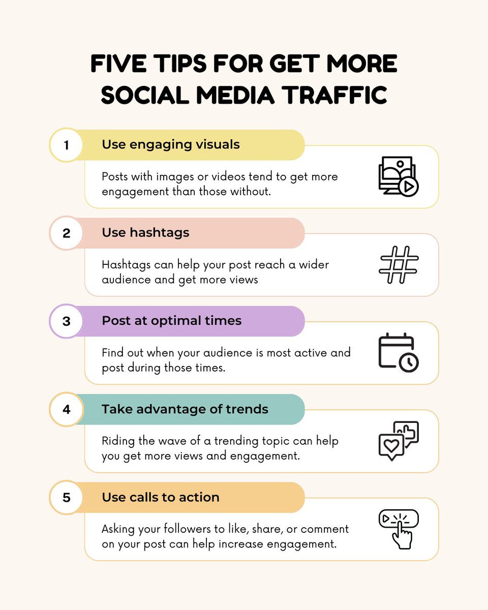 Five tips for get more social media traffic💥 #DigitalMarketingTips #digitalmarketing #socialmediamarketing #trumpisbroke #lalvslac #loveisblinds6 #bitcoin #facup #SocialMediaManagement #socialmediatips #MarketingTips #businesstips #LoveIsBlind #viralvideo