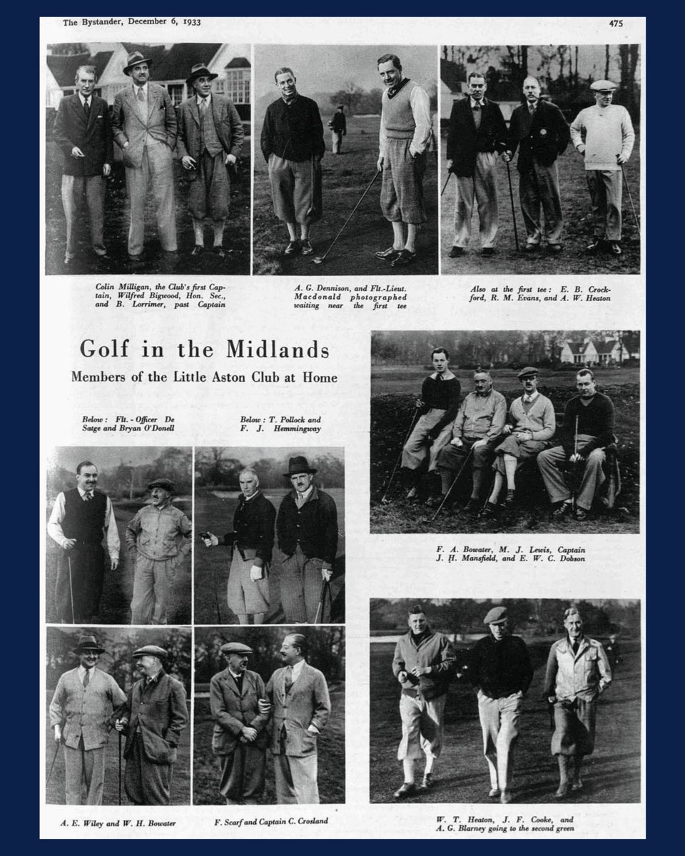 A wonderful clipping from 1933 showcasing the members at our club. Lots has changed in the last 100 years, but the camaraderie among our members and the club's ethos have remained the same. Photo Credit - @Hainesy76