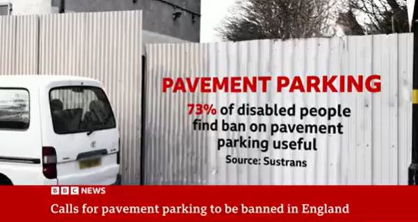 Earlier this month, Sustrans' CEO Xavier Brice was interviewed on BBC Breakfast, explaining why the discrimination of #PavementParking needs to end. Local authorities must be given greater powers to do this; to make our roads and footways safe and inclusive for everyone.