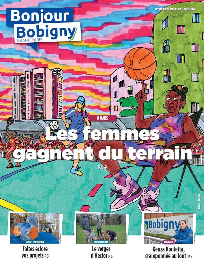 📷 | ACTU - Kiosque | 🗞 Le dernier Bonjour Bobigny est dans vos boîtes et disponible en ligne 👉swll.to/BJB_968 À lire entre autres : - 8 mars : Les femmes gagnent du terrain - Budget participatif : Faites éclore vos projets - Jardin urbain : Le verger d'Hector