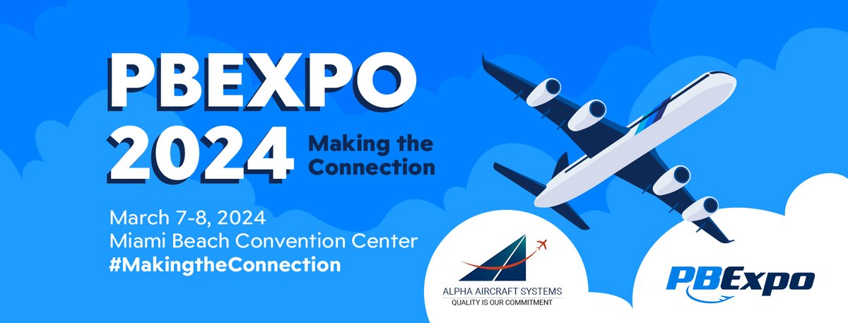 At the PB Expo, our focus is on making the right connections that will sustain 🤝See You!

#AviationInTech #PBEXPO #PBEXPO2024 #Exhibitor #MakingTheConnection