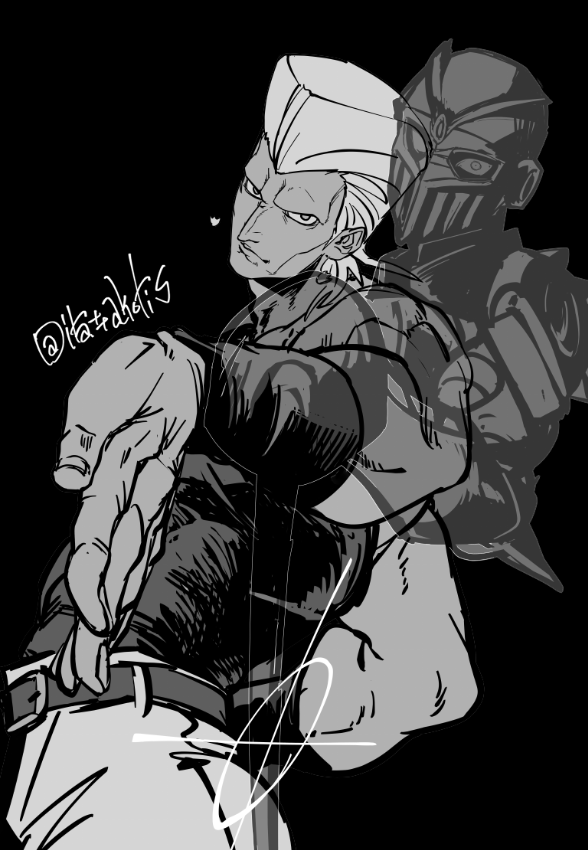 @NiMd3094 承太郎さんはちょっと理想が高すぎて描けないのでポルナレフでお茶を濁します 